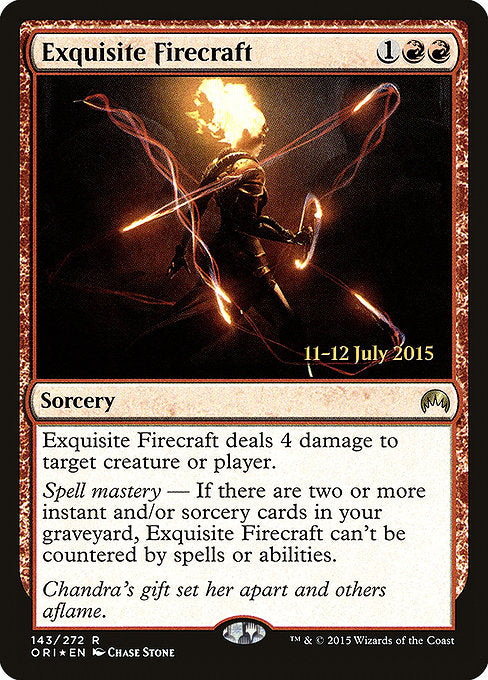 Exquisite Firecraft [Magic Origins Promos] | Gaming Infinity