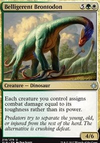 Belligerent Brontodon [Ixalan] | Gaming Infinity