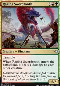 Raging Swordtooth [Ixalan] | Gaming Infinity