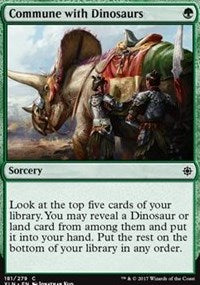 Commune with Dinosaurs [Ixalan] | Gaming Infinity