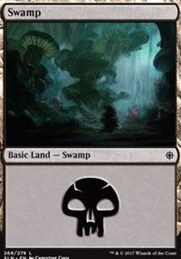 Swamp (268) [Ixalan] | Gaming Infinity