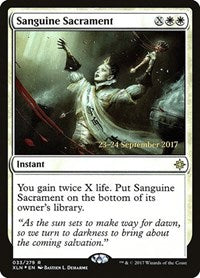 Sanguine Sacrament [Ixalan Promos] | Gaming Infinity