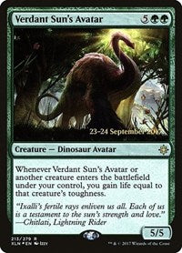 Verdant Sun's Avatar [Ixalan Promos] | Gaming Infinity