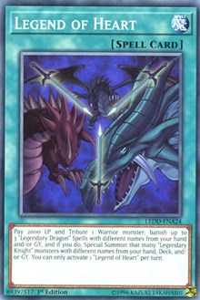 Legend of Heart [Legendary Dragon Decks] [LEDD-ENA24] | Gaming Infinity