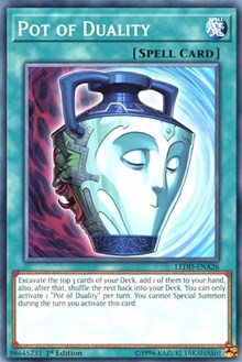 Pot of Duality [Legendary Dragon Decks] [LEDD-ENA26] | Gaming Infinity