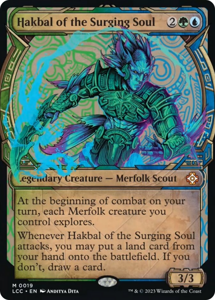 Hakbal of the Surging Soul (Showcase) [The Lost Caverns of Ixalan Commander] | Gaming Infinity