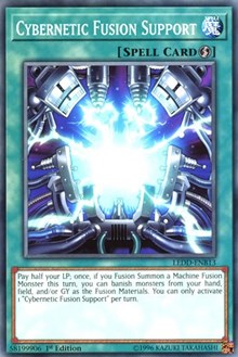 Cybernetic Fusion Support [Legendary Dragon Decks] [LEDD-ENB13] | Gaming Infinity