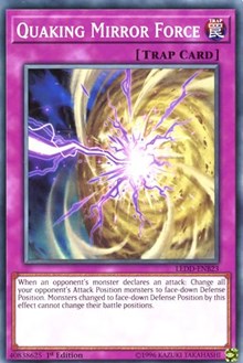 Quaking Mirror Force [Legendary Dragon Decks] [LEDD-ENB23] | Gaming Infinity