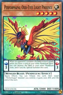 Performapal Odd-Eyes Light Phoenix [Legendary Dragon Decks] [LEDD-ENC06] | Gaming Infinity