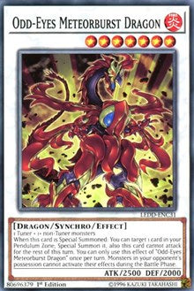 Odd-Eyes Meteorburst Dragon [Legendary Dragon Decks] [LEDD-ENC31] | Gaming Infinity