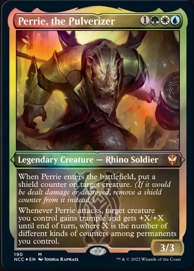 Perrie, the Pulverizer (Display Commander) [Streets of New Capenna Commander] | Gaming Infinity