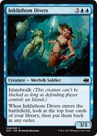 Inkfathom Divers [Duel Decks: Merfolk vs. Goblins] | Gaming Infinity