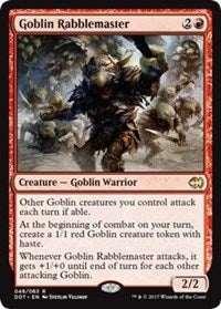 Goblin Rabblemaster [Duel Decks: Merfolk vs. Goblins] | Gaming Infinity