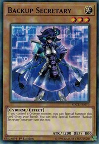 Backup Secretary [Structure Deck: Cyberse Link] [SDCL-EN010] | Gaming Infinity