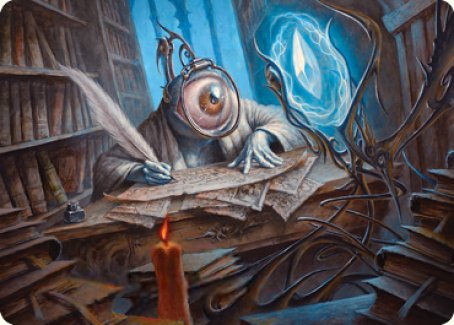 Unblinking Observer Art Card [Innistrad: Midnight Hunt Art Series] | Gaming Infinity