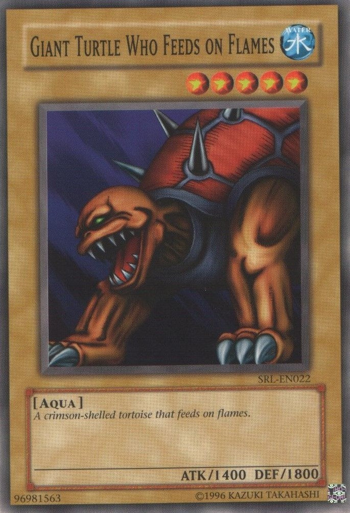 Giant Turtle Who Feeds on Flames [SRL-EN022] Common | Gaming Infinity