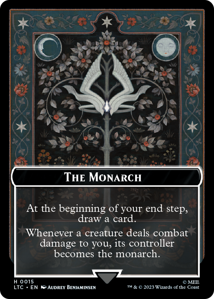 The Monarch // Treasure Double-Sided Token [The Lord of the Rings: Tales of Middle-Earth Commander Tokens] | Gaming Infinity