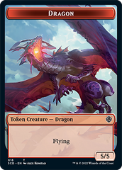 Dragon // Dragon Double-Sided Token [Starter Commander Decks] | Gaming Infinity