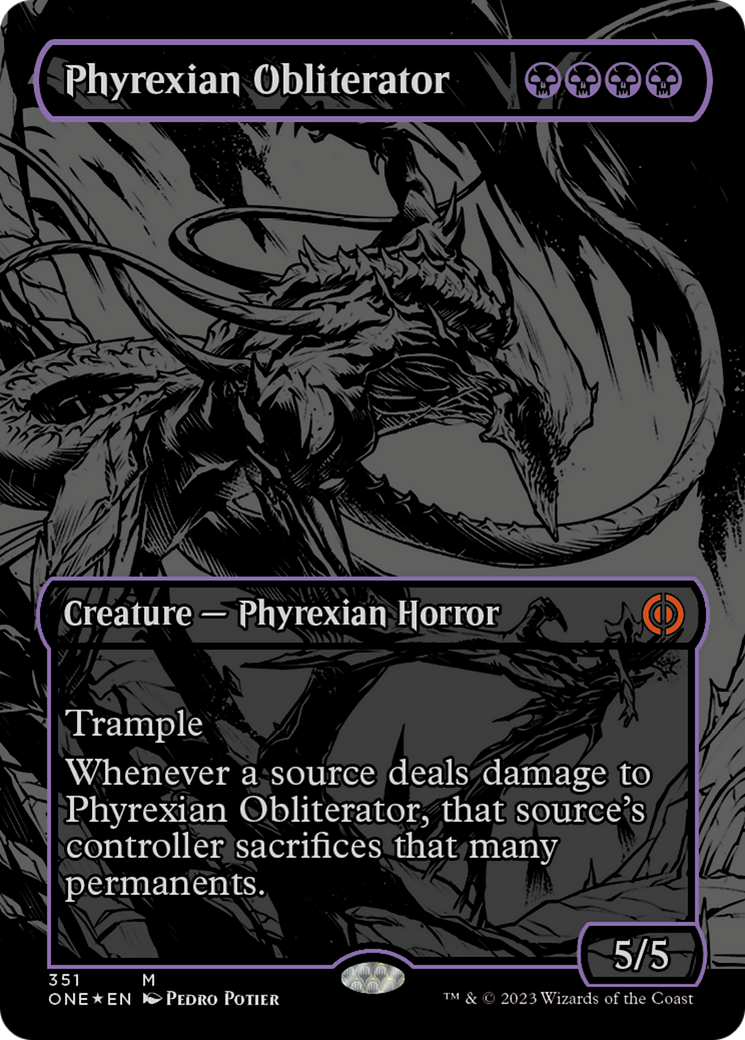 Phyrexian Obliterator (Oil Slick Raised Foil) [Phyrexia: All Will Be One] | Gaming Infinity