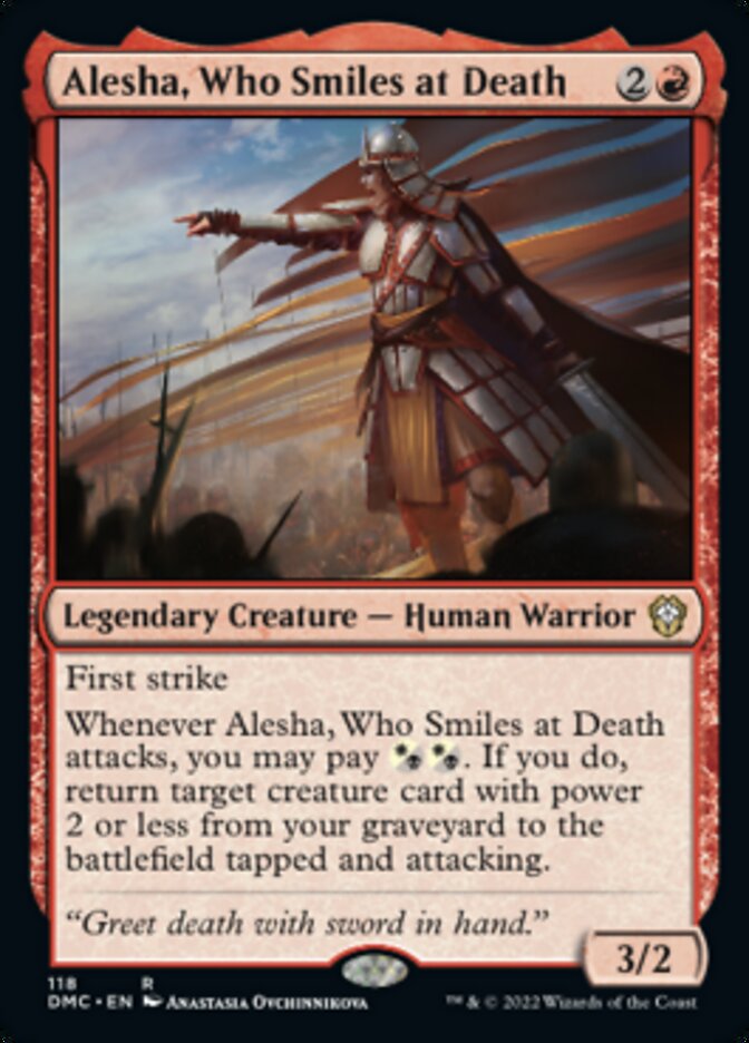 Alesha, Who Smiles at Death [Dominaria United Commander] | Gaming Infinity