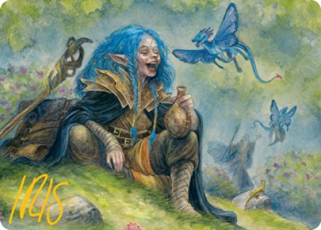 Feywild Trickster Art Card (Gold-Stamped Signature) [Dungeons & Dragons: Adventures in the Forgotten Realms Art Series] | Gaming Infinity