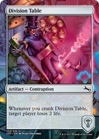 Division Table [Unstable] | Gaming Infinity