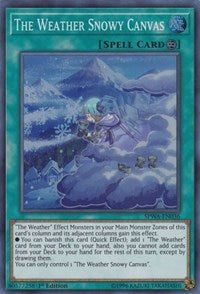The Weather Snowy Canvas [Spirit Warriors] [SPWA-EN036] | Gaming Infinity