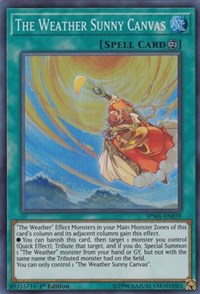 The Weather Sunny Canvas [Spirit Warriors] [SPWA-EN039] | Gaming Infinity