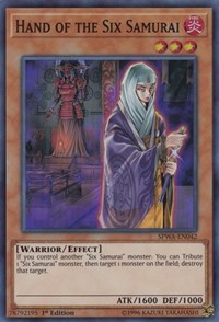Hand of the Six Samurai [Spirit Warriors] [SPWA-EN042] | Gaming Infinity