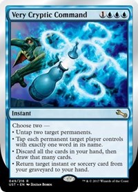 Very Cryptic Command (B) [Unstable] | Gaming Infinity