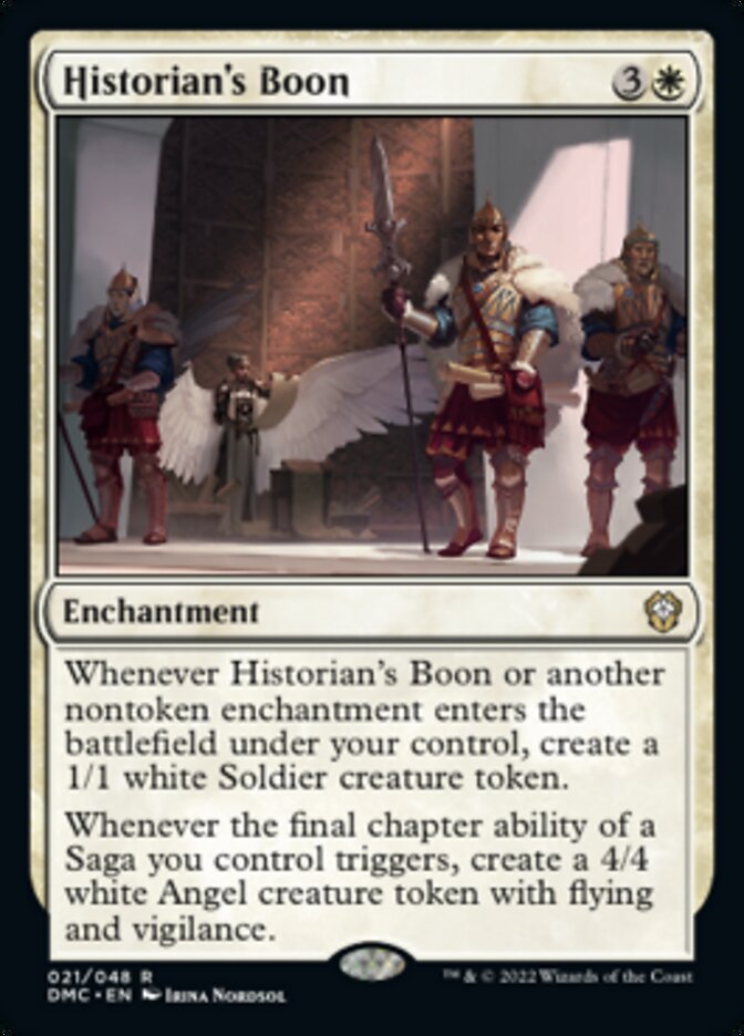Historian's Boon [Dominaria United Commander] | Gaming Infinity