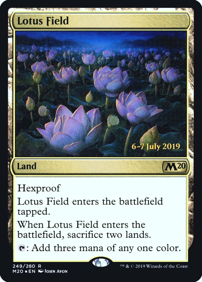 Lotus Field  [Core Set 2020 Prerelease Promos] | Gaming Infinity