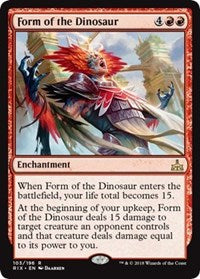 Form of the Dinosaur [Rivals of Ixalan] | Gaming Infinity