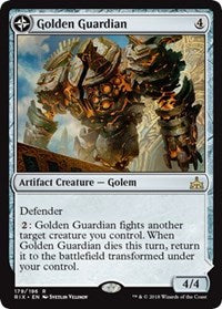 Golden Guardian [Rivals of Ixalan] | Gaming Infinity