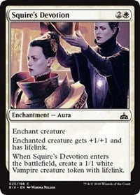 Squire's Devotion [Rivals of Ixalan] | Gaming Infinity