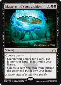 Mastermind's Acquisition [Rivals of Ixalan Promos] | Gaming Infinity