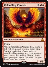 Rekindling Phoenix [Rivals of Ixalan Promos] | Gaming Infinity