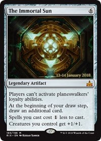 The Immortal Sun [Rivals of Ixalan Promos] | Gaming Infinity