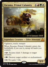 Zacama, Primal Calamity [Rivals of Ixalan Promos] | Gaming Infinity
