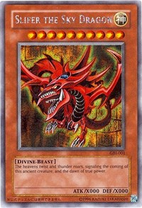 Slifer the Sky Dragon (Secret Rare) [American God Cards] [GBI-001] | Gaming Infinity