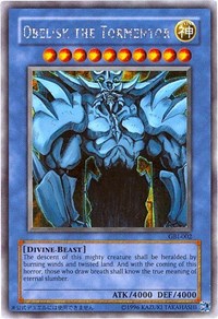 Obelisk the Tormentor (Secret Rare) [American God Cards] [GBI-002] | Gaming Infinity