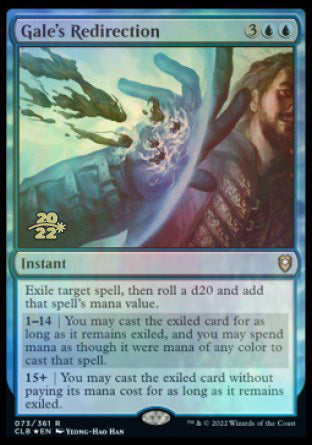 Gale's Redirection [Commander Legends: Battle for Baldur's Gate Prerelease Promos] | Gaming Infinity