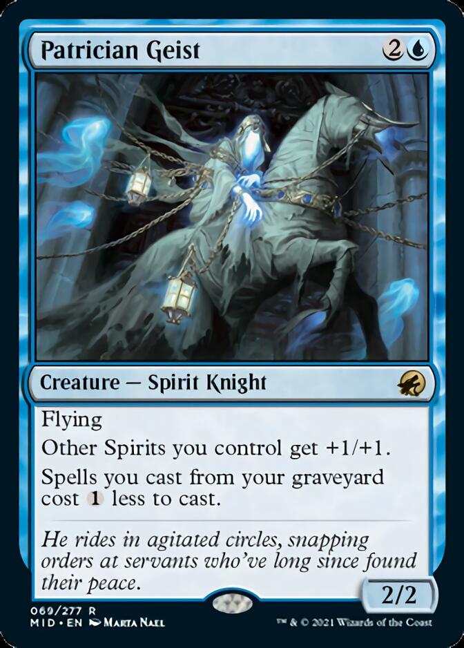 Patrician Geist [Innistrad: Midnight Hunt] | Gaming Infinity