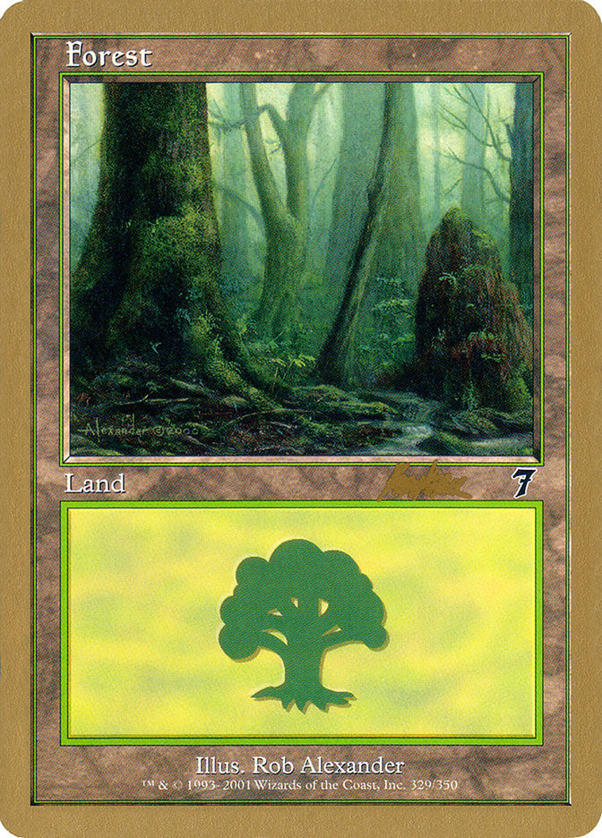 Forest (329) (Brian Kibler) [World Championship Decks 2002] | Gaming Infinity