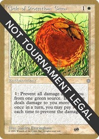 Circle of Protection: Green - 1996 Bertrand Lestree (ICE) (SB) [World Championship Decks] | Gaming Infinity