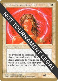 Circle of Protection: Red - 1996 Bertrand Lestree (4ED) (SB) [World Championship Decks] | Gaming Infinity