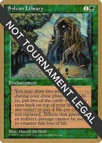 Sylvan Library - 1996 Bertrand Lestree (4ED) [World Championship Decks] | Gaming Infinity