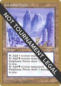 Karplusan Forest - 1996 George Baxter (ICE) [World Championship Decks] | Gaming Infinity