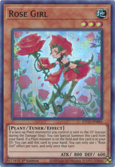 Rose Girl [ETCO-EN081] Super Rare | Gaming Infinity