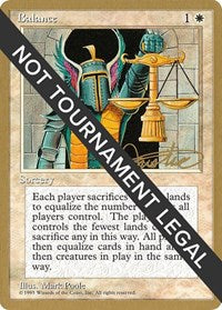 Balance - 1996 Mark Justice (4ED) [World Championship Decks] | Gaming Infinity